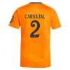 Maglia ufficiale Real Madrid Carvajal 2 Trasferta 2024-25 per Bambino